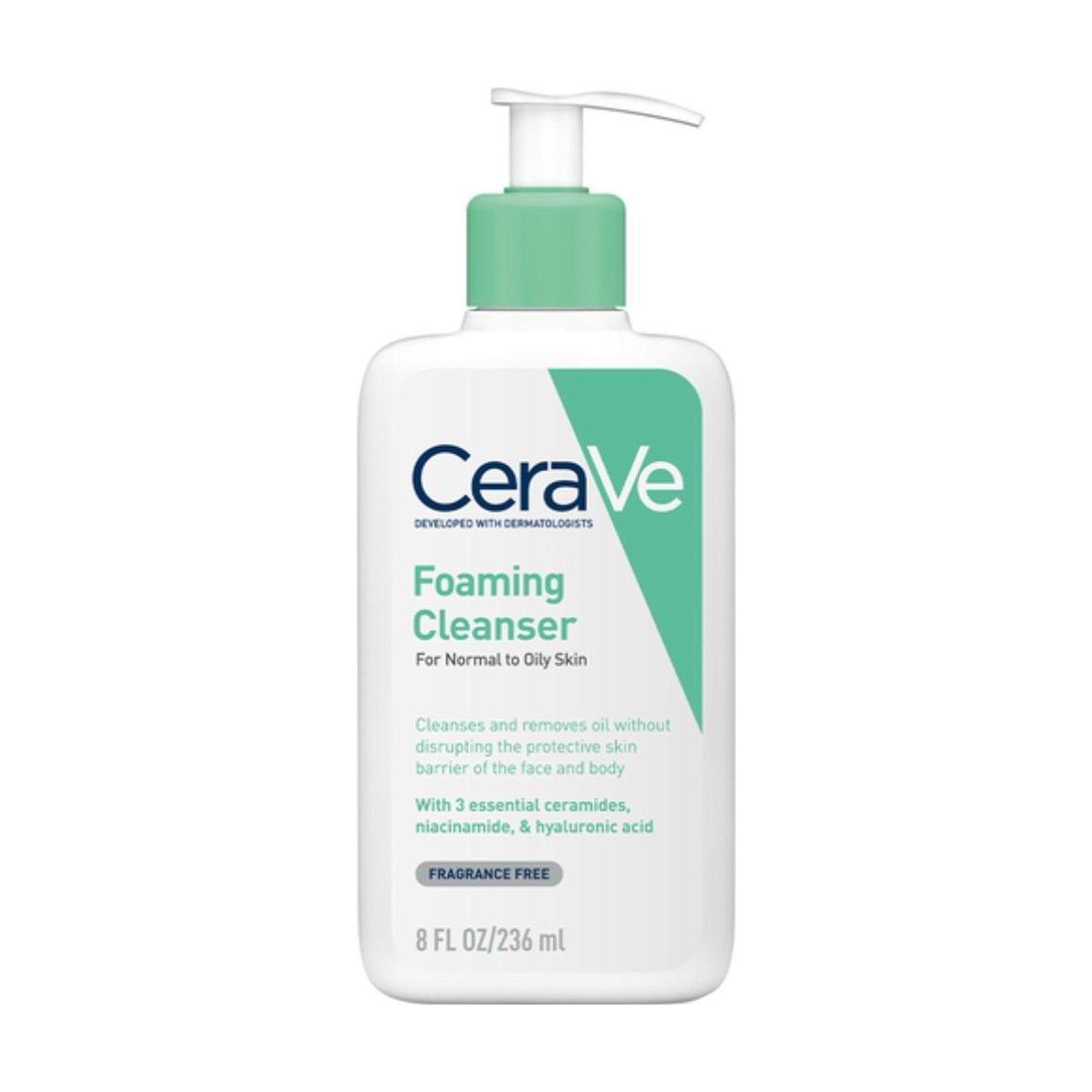 غسول CeraVe الرغوي للبشرة العادية والدهنية ٢٣٦ مل