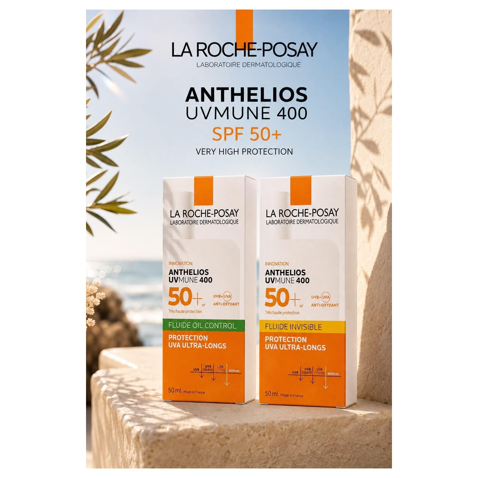 واقي شمس La Roche-Posay أنثيليوس أويل كنترول SPF50+ ٥٠ مل
