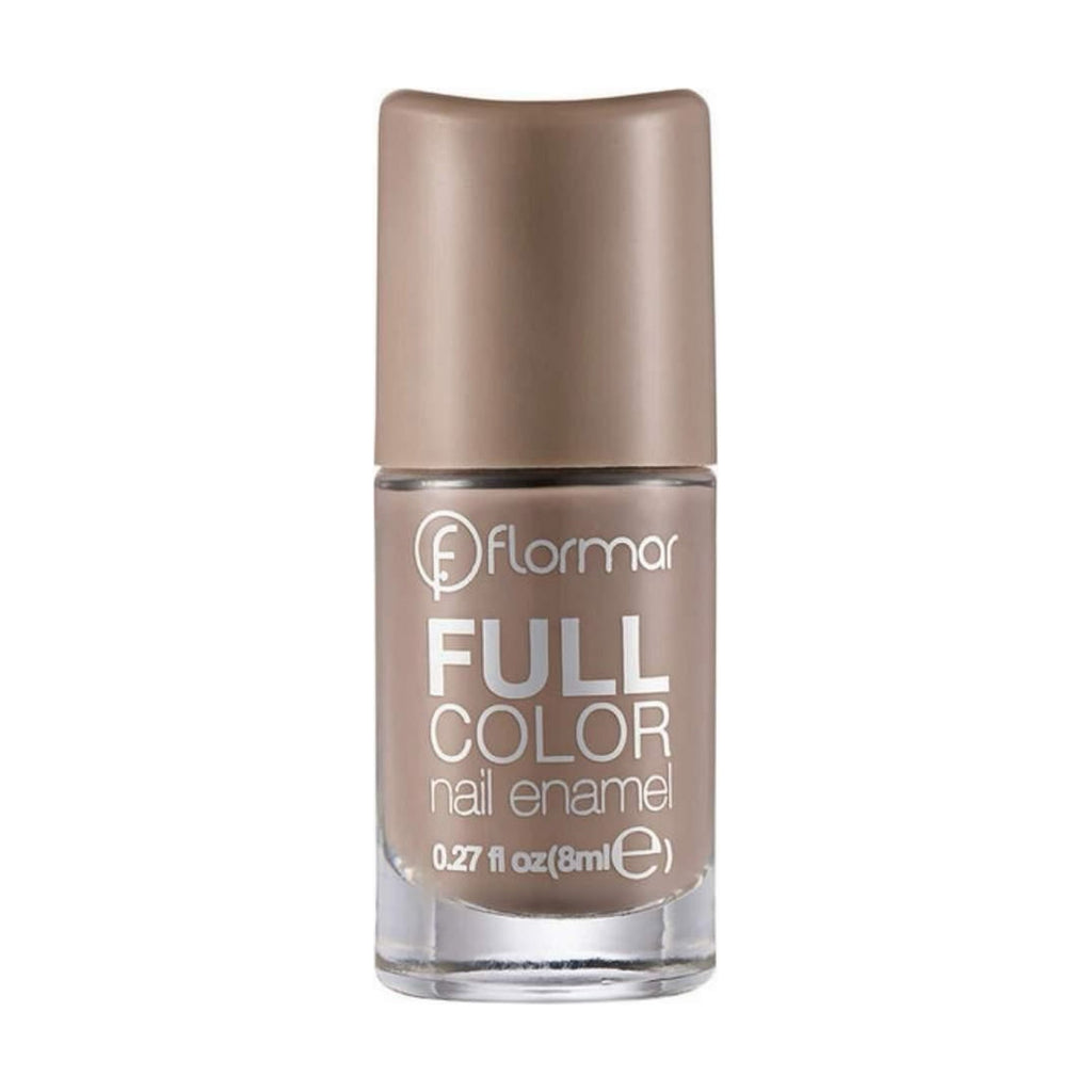 طلاء أظافر Flormar فول كولور — بيج رمادي ٨ مل