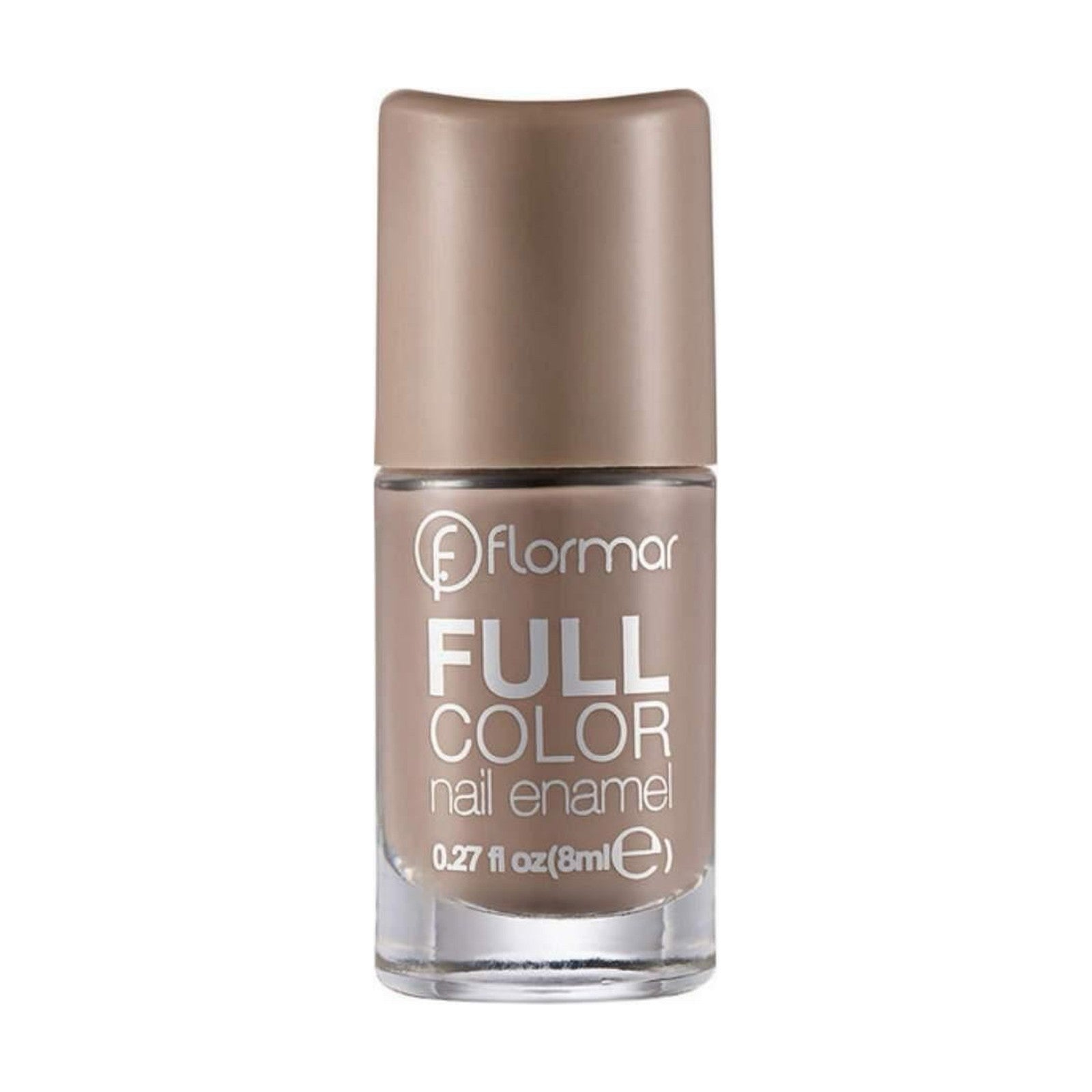 طلاء أظافر Flormar فول كولور — بيج رمادي ٨ مل