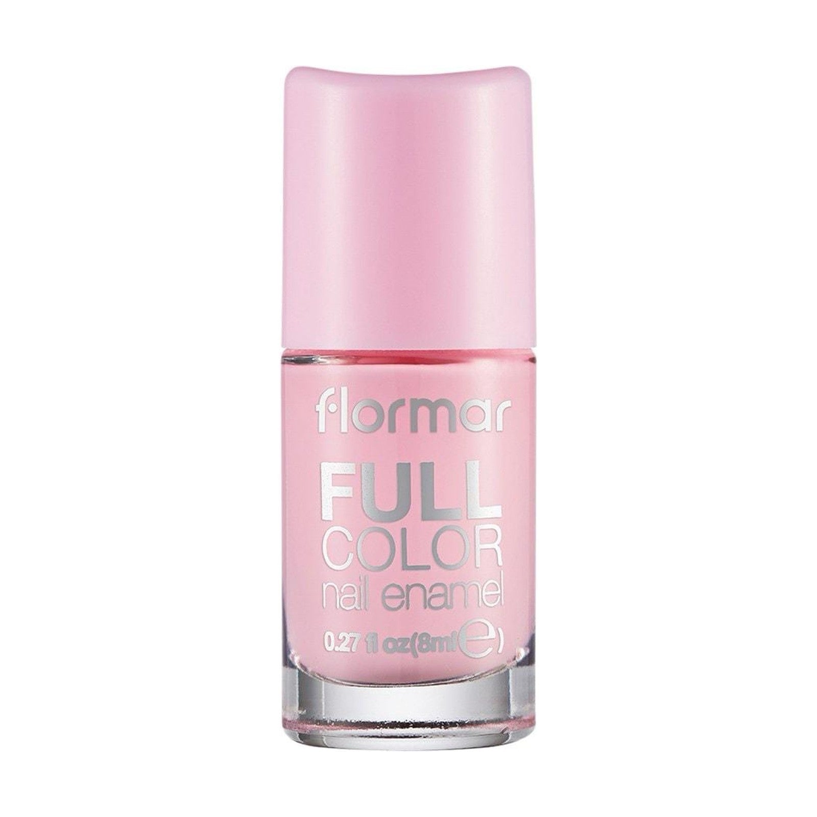 طلاء أظافر Flormar فول كولور — وردي فاتح ٨ مل