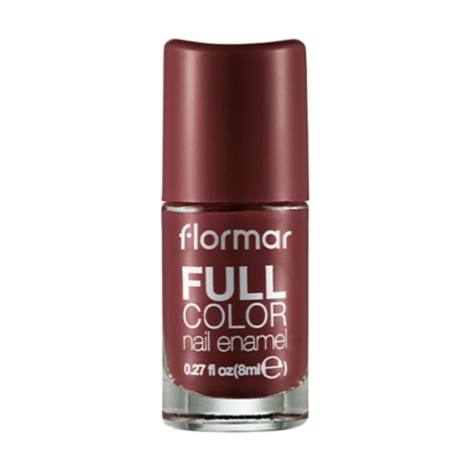 طلاء أظافر Flormar فول كولور — أحمر نبيتي ٨ مل